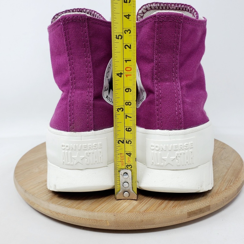 Converse Chuck Taylor All Star Hi Lugged 2.0 Shoes Womens 6.5 Purple Platform - Picture 7 of 13